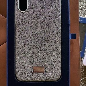 Swarovski Sparkling Silver Crystal Phone Case